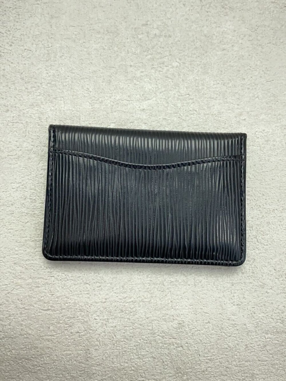 Louis Vuitton Poche Epi de Organizer Leather Black Black
